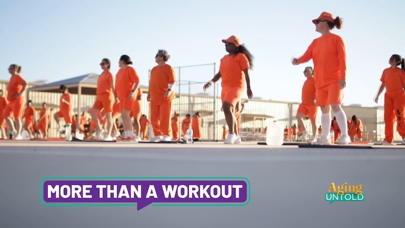 A former inmate is returning to a prison each week to lead a fitness class for women...