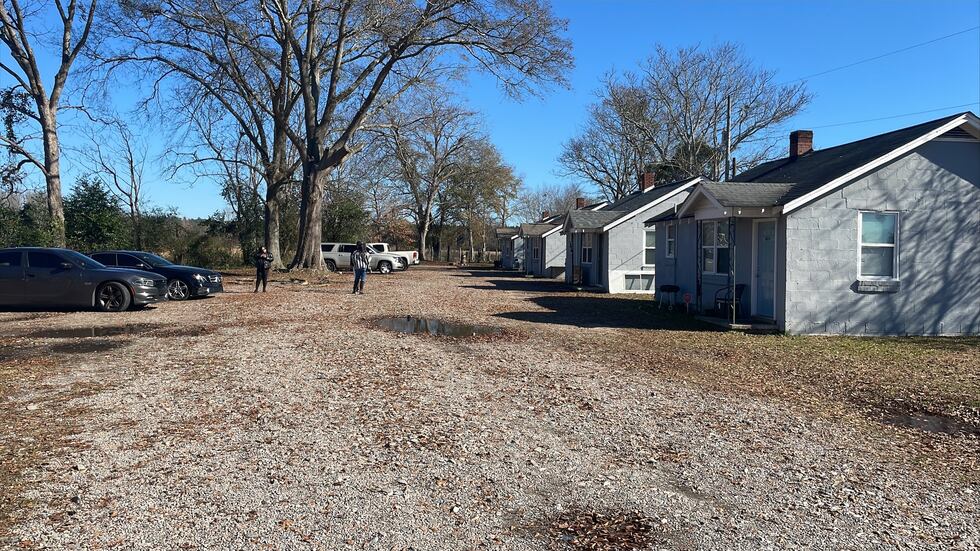 Jamilla Smith's family visits her house at 425 Old Jackson Highway on Dec. 18, 2023.