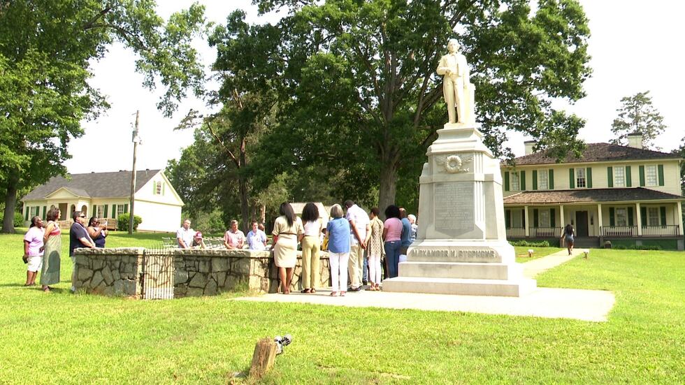 Descendants of A.H Stephens and Eliza Stephens came together in Crawfordville.