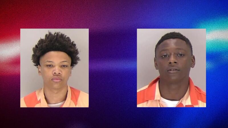 Two people have been arrested in connection to “shots fired” at Lucy C. Laney Football Stadium...