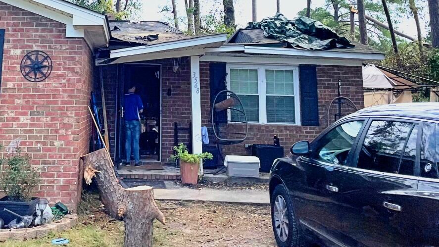 Hurricane Helene damage in Augusta