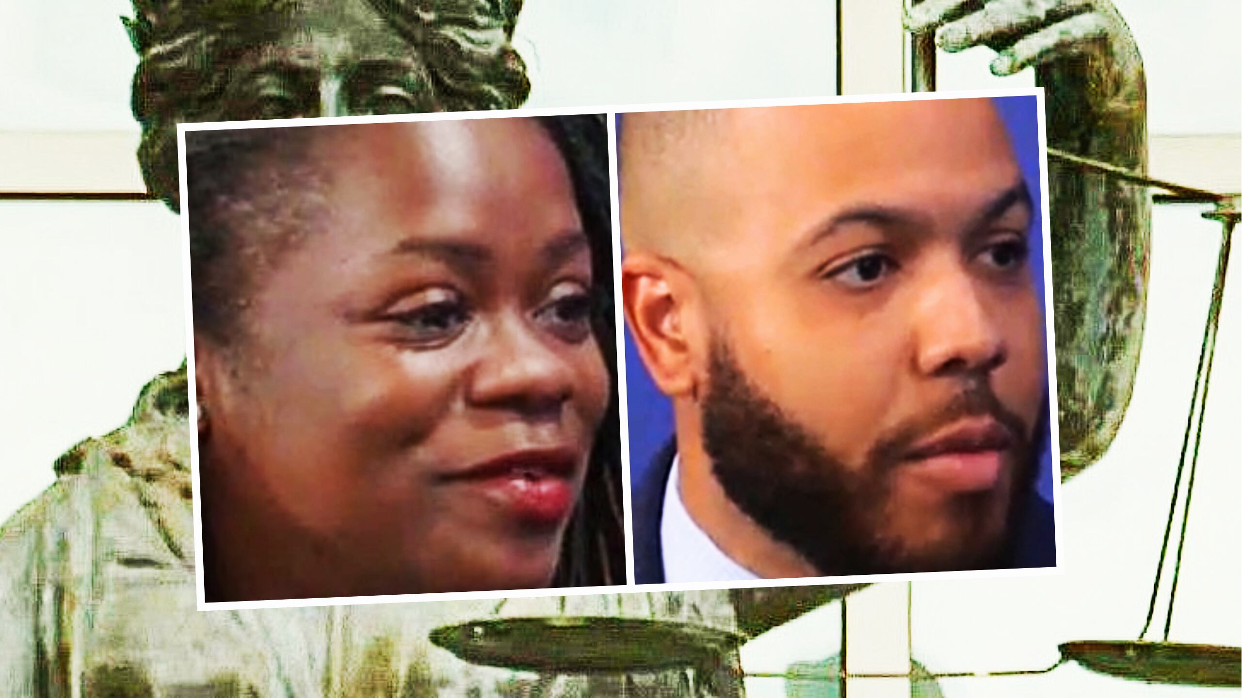 From left: Amber Brantley and Jared Williams