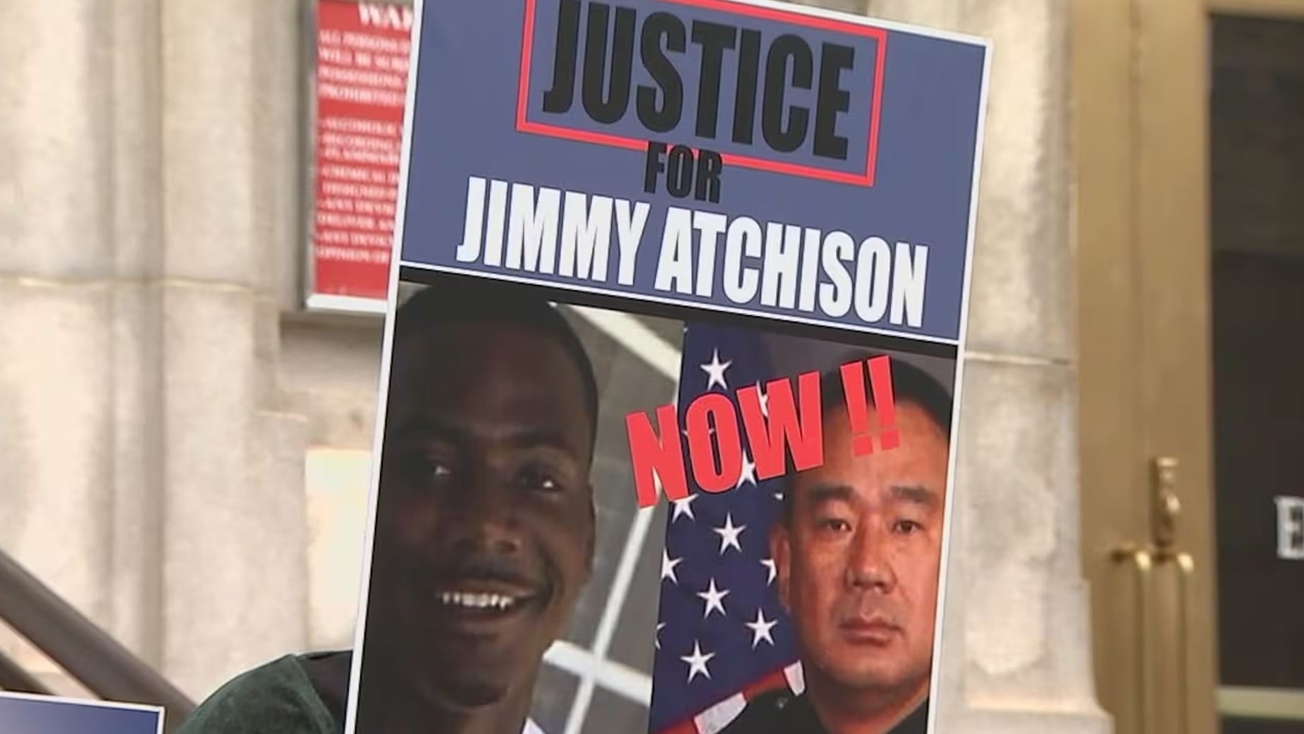 This image taken from video shows Jimmy Atchison's family holding a vigil, Dec. 19, 2022,...