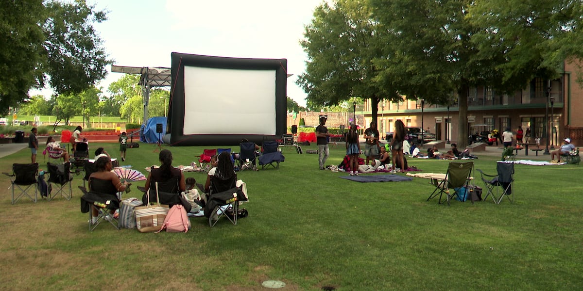 Augusta Common hosts a movie night for families Friday evening Augusta Common hosts a movie night for families Friday evening
