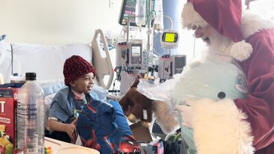 Santa makes stop at CHOG