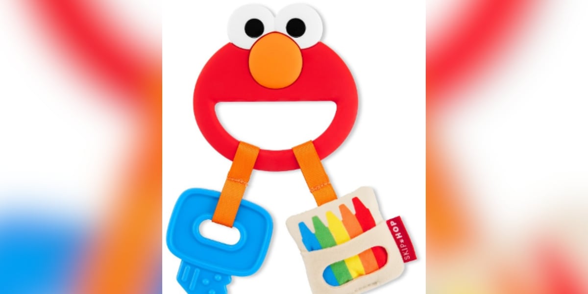 Elmo Rle 39 Skip Hop recalls Elmo baby teether over choking hazard