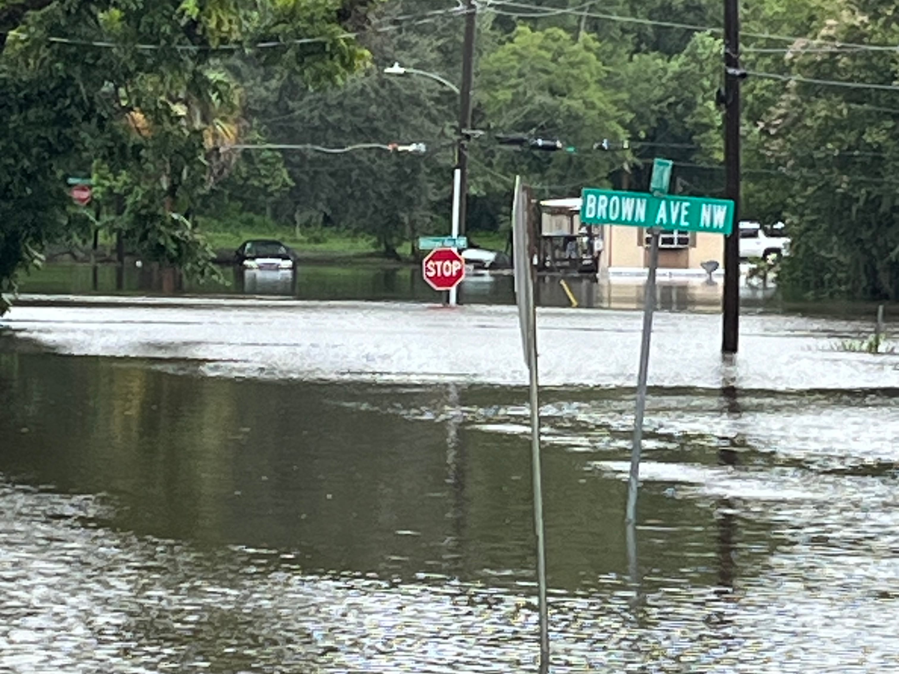 Hurricane Debby left flooding in Live Oak.