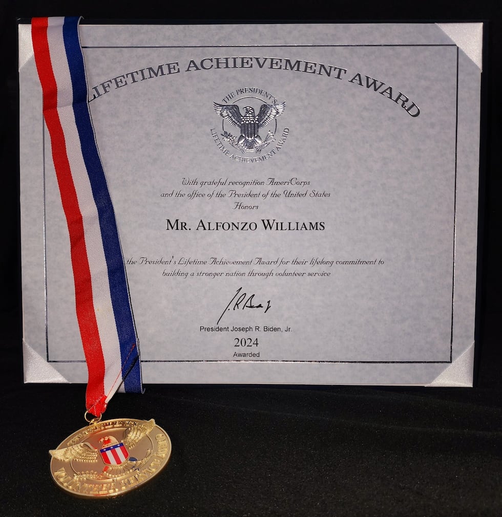 Burke County Sheriff Alfonzo Williams has been awarded the 2024 President’s Lifetime...