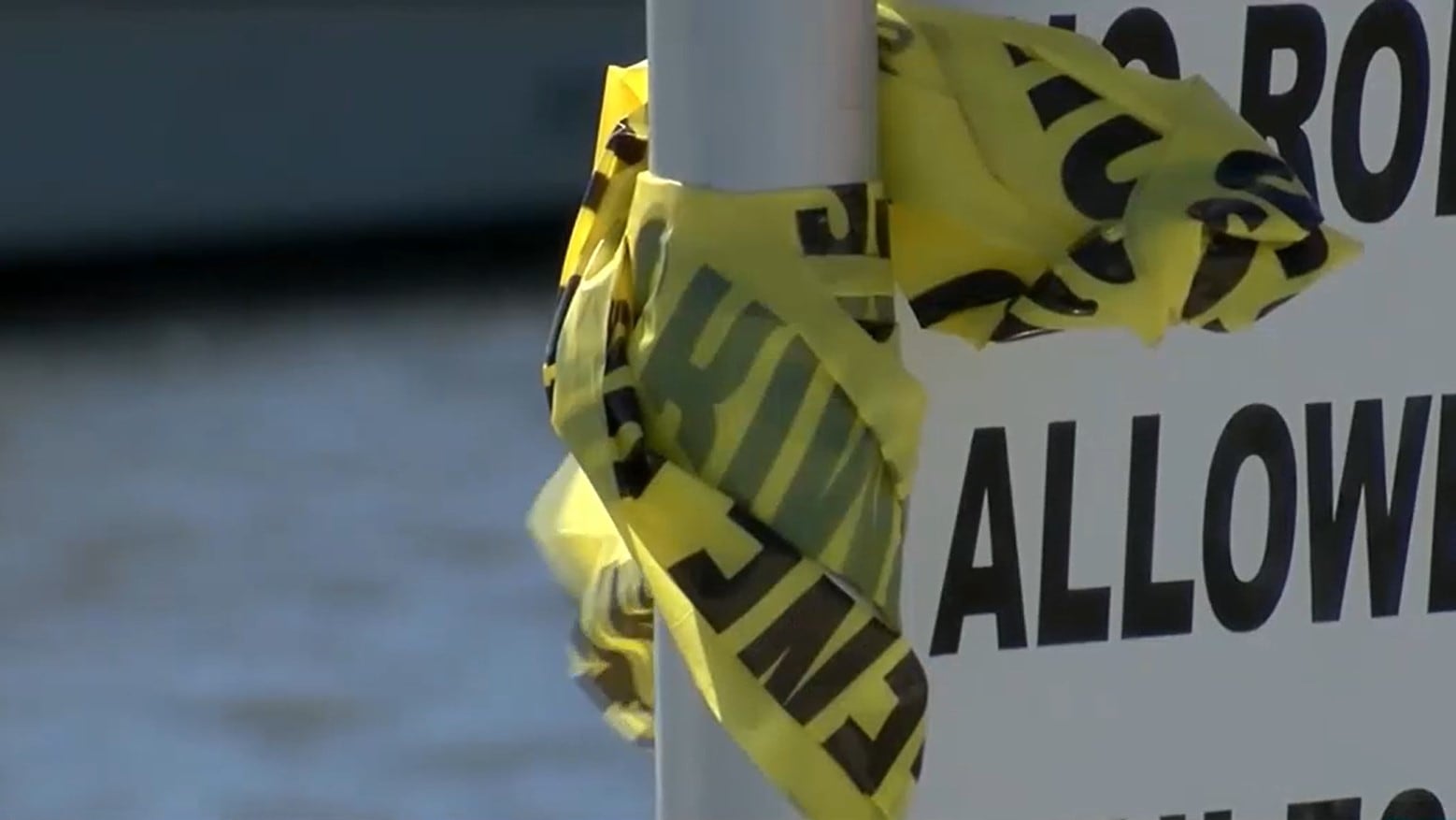 Sapelo Island gangway collapse scene