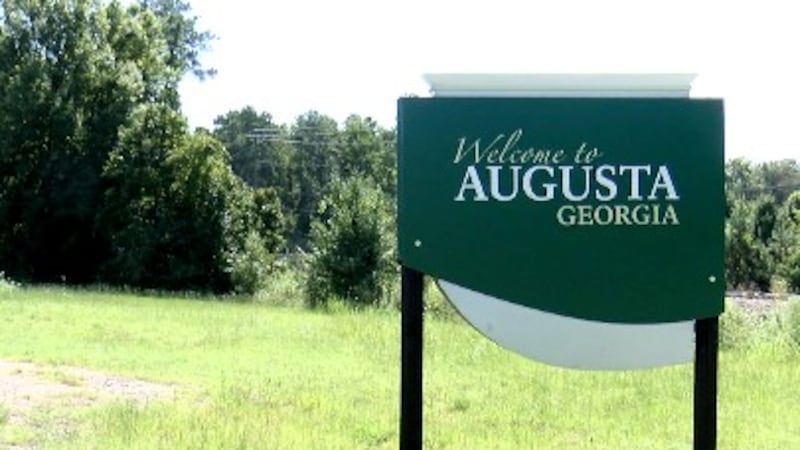 Welcome to Augusta sign