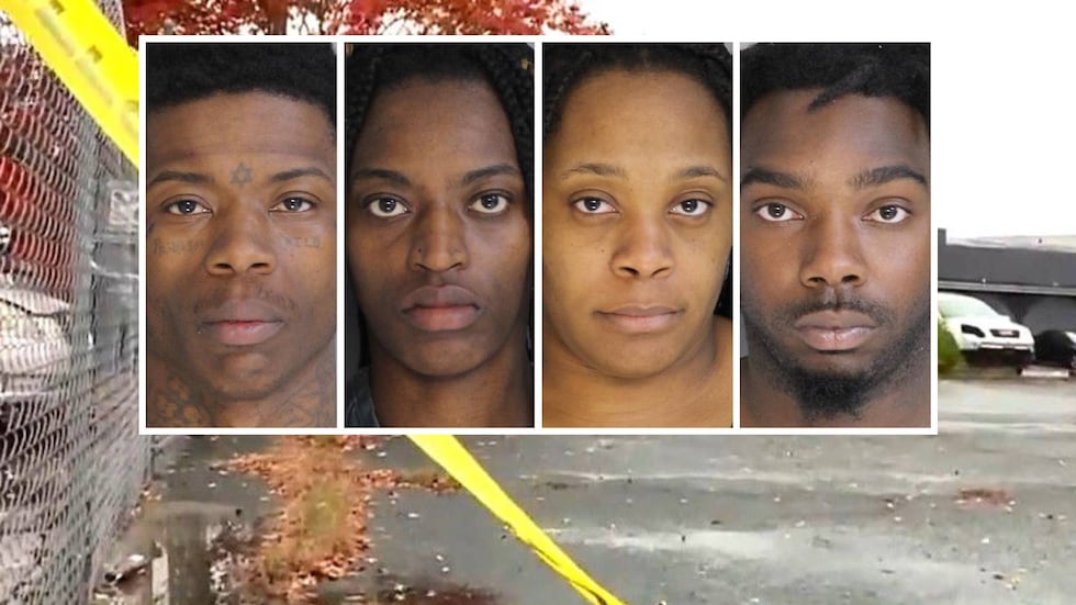 From left: Emmanuel Oneal,
Lasonya Howard,
Monishia Courtney and Dustin Williamson