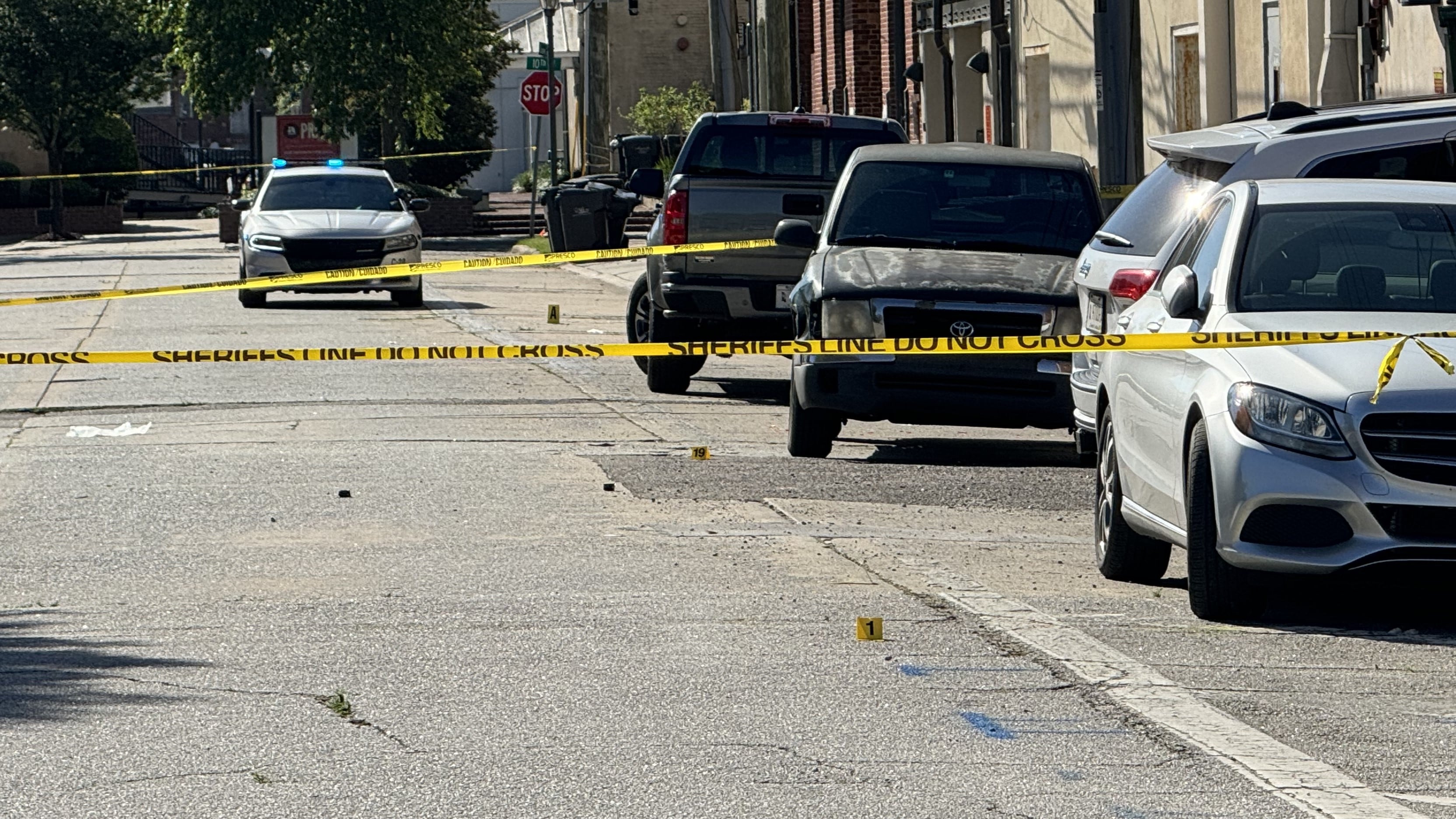 This was the scene early June 8 after a man opened fire on a crowd of people overnight in...