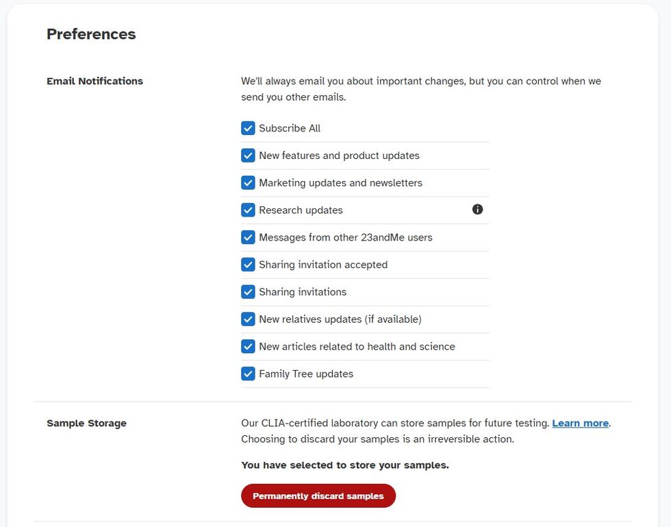 How to delete your 23andMe
