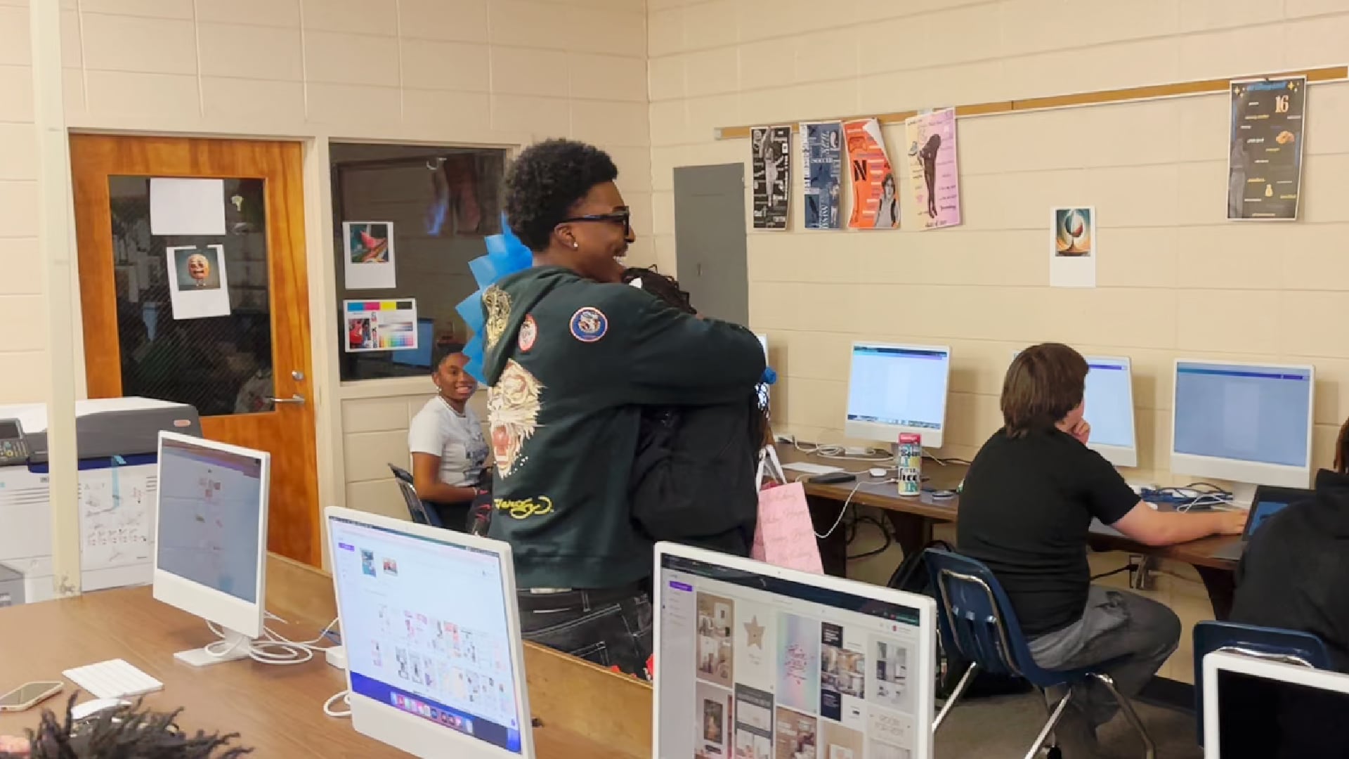 A Bure County High School student got the ultimate birthday surprise Monday.