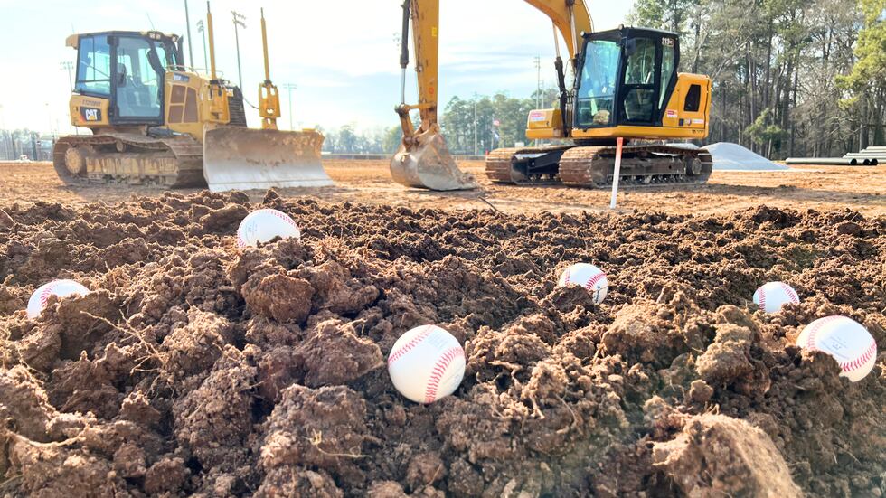Breaking ground on Miracle League Field