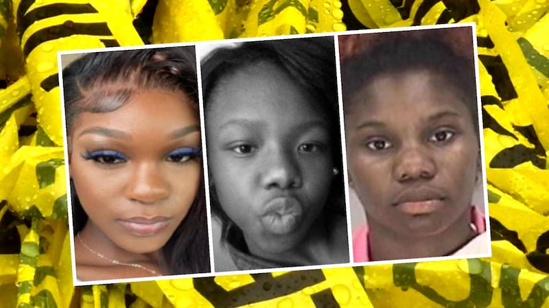 From left: Keyonce Zakhia Walker, Tumora Shantrice D’Antignac and Keandra Sherie Smith