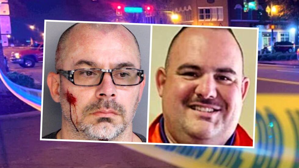 From left: Thomas Michael Airington and Lt. Aaron Fittery