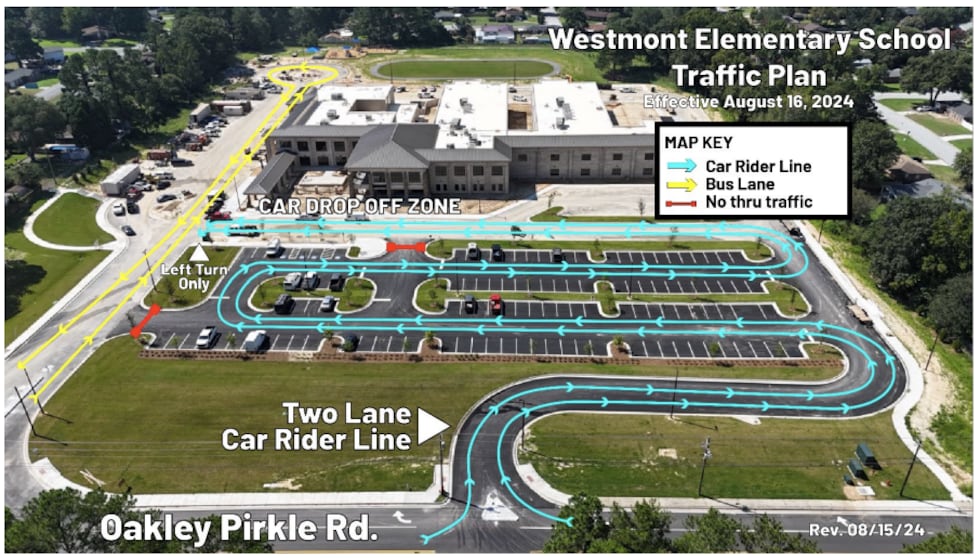Westmont Elementary traffic plan
