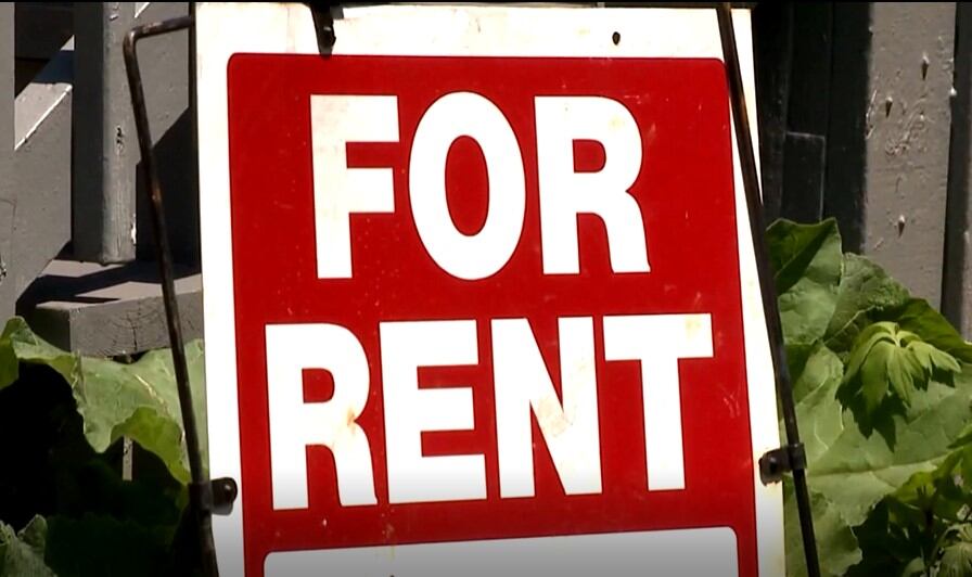FILE — A "for rent" sign is pictured in this undated file photo. The Biden istration...