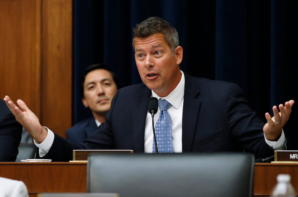 FILE - In this July 18, 2018, file photo, Rep. Sean Duffy, R-Wis., asks a question on Capitol...