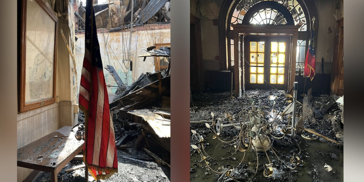 Blue Ridge Ga Courthouse Photos reveal first look inside Ga. courthouse after devastating fire