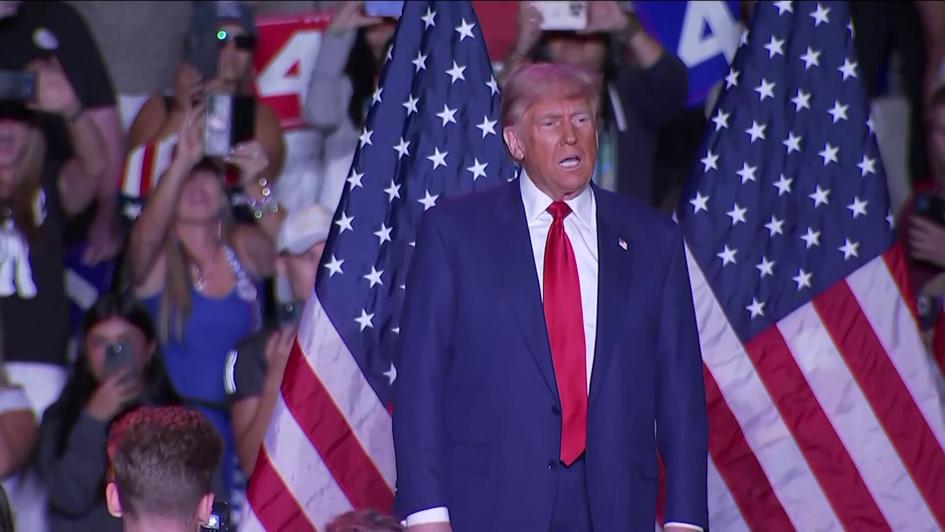 Donald Trump said on Thursday he'd "historic tax cuts" if elected.