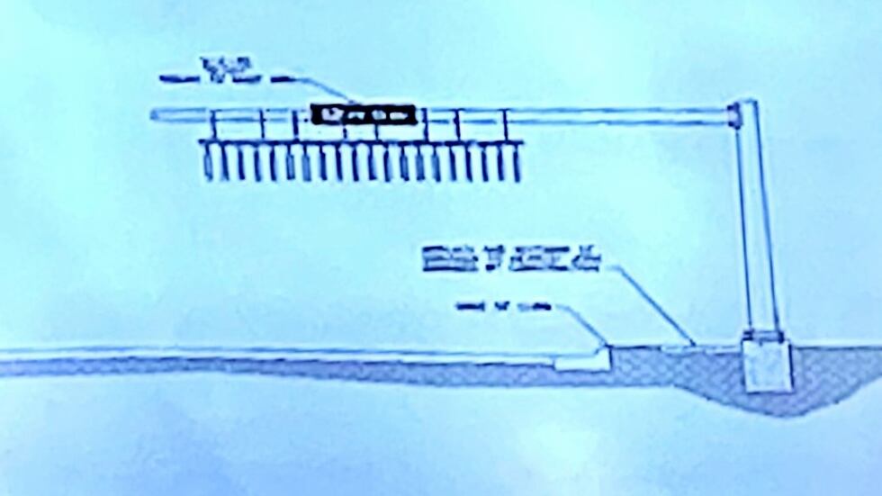Augusta Commission on Nov. 28, 2023, got this look at plans for chain curtain over...