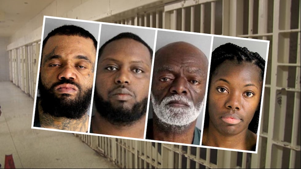 From left: Patrick Omar Stevens, derrick Nixon, Rickey Drayton and Raquel Stevens