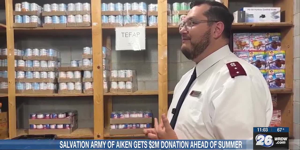 Salvation Army of Aiken menerima $2 juta untuk shelter, $150 ribu untuk operasional