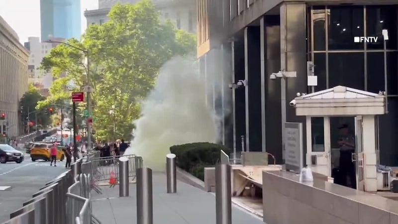 The FBI says a former U.S. Army soldier started a fire and fired a pellet gun outside a New...