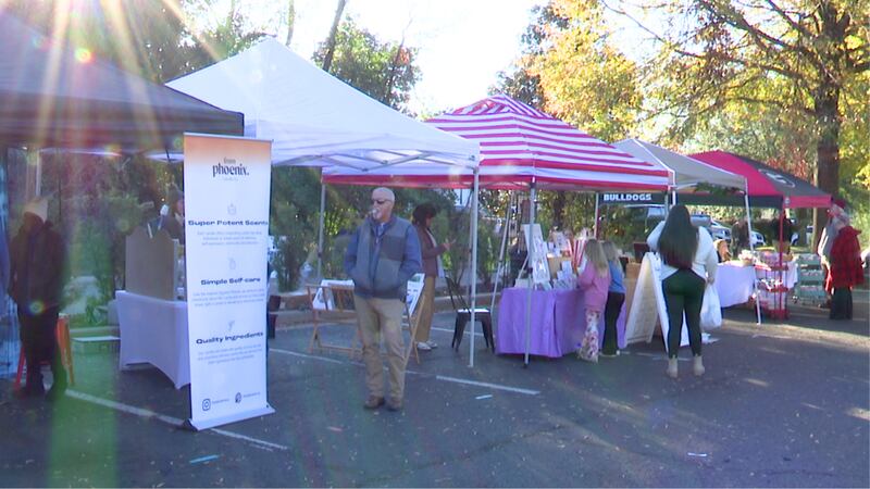 This was the second year of North Augusta’s Tinseltown Forest, where those attending could...