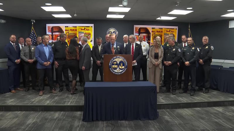 South Carolina Attorney General Alan Wilson on Friday announced indictments in the drug...